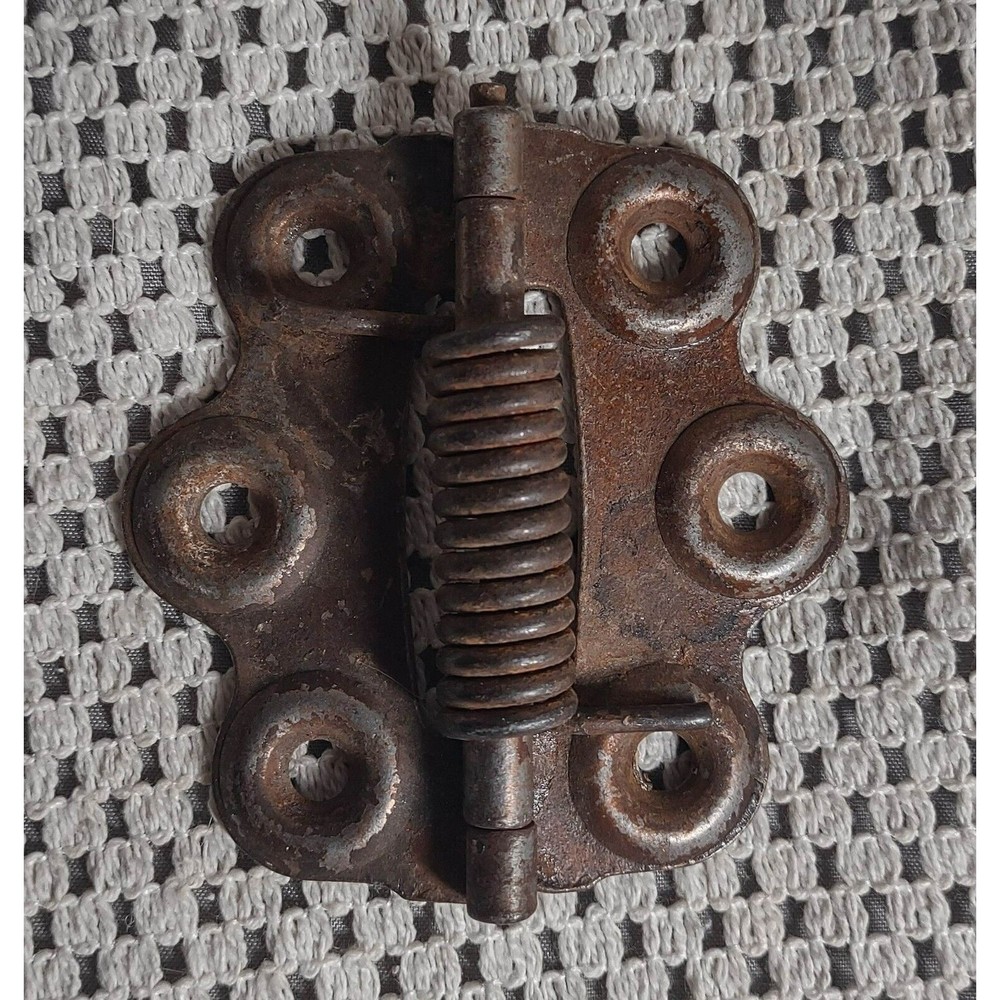 Spring Screen Door Hinge Vintage Victorian Design Restoration Rusty Hardware